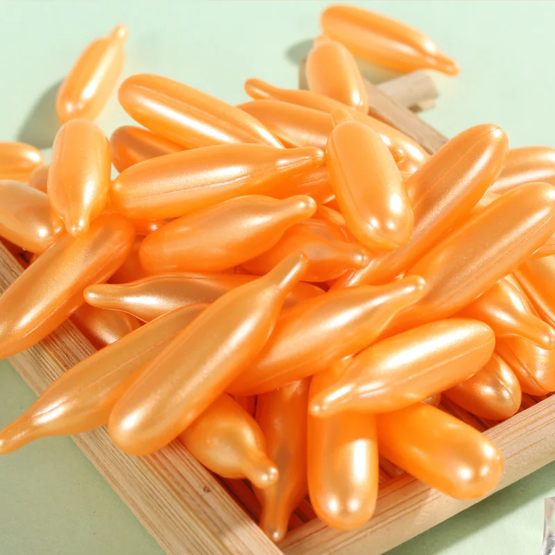 wholesale vitamin C hyaluronic acid nicotinamide ceramide anti aging wrinkle lightening Pale spot face facial serum capsule