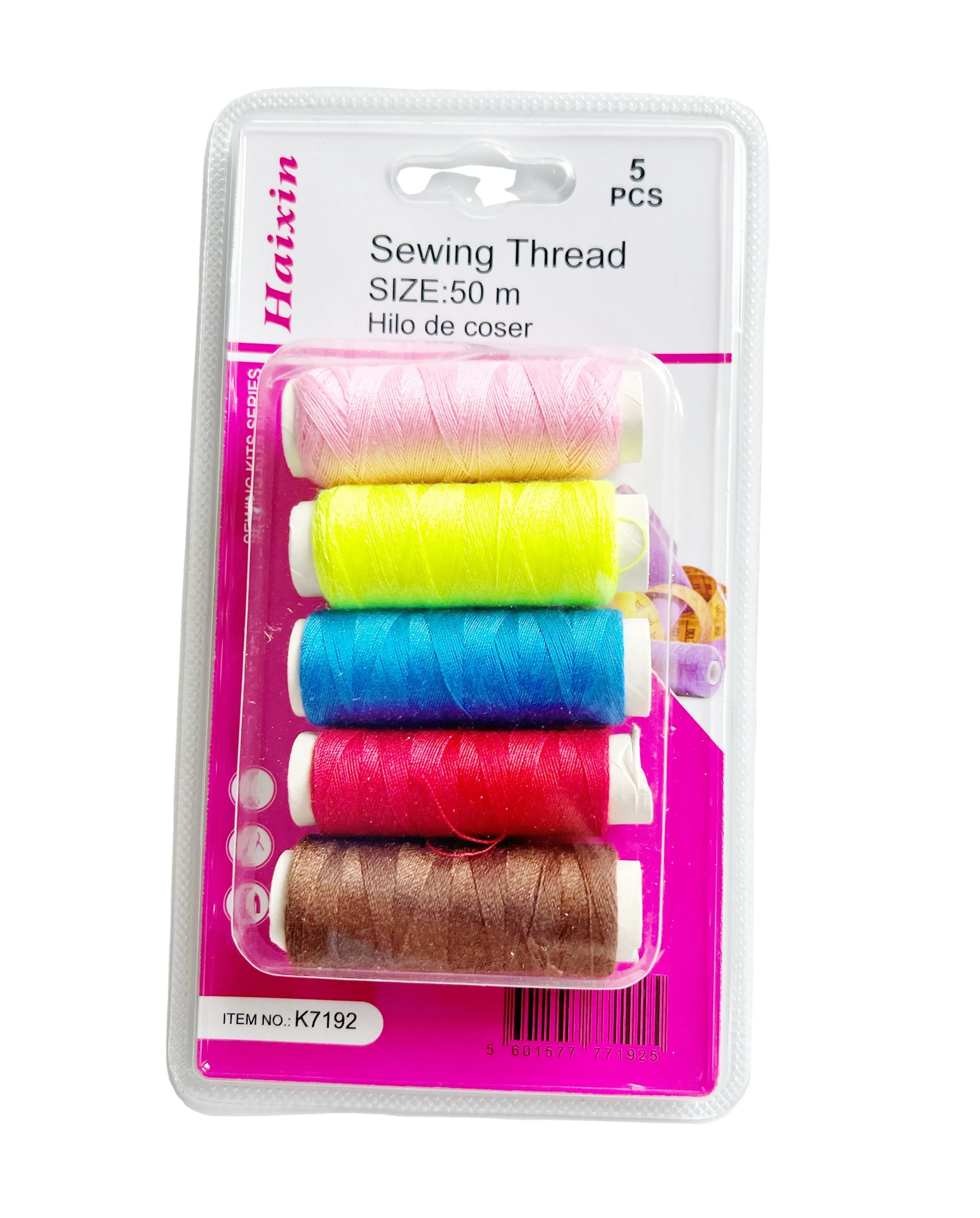 Different Colors Household Sewing Thread Kit Set in Blister Card