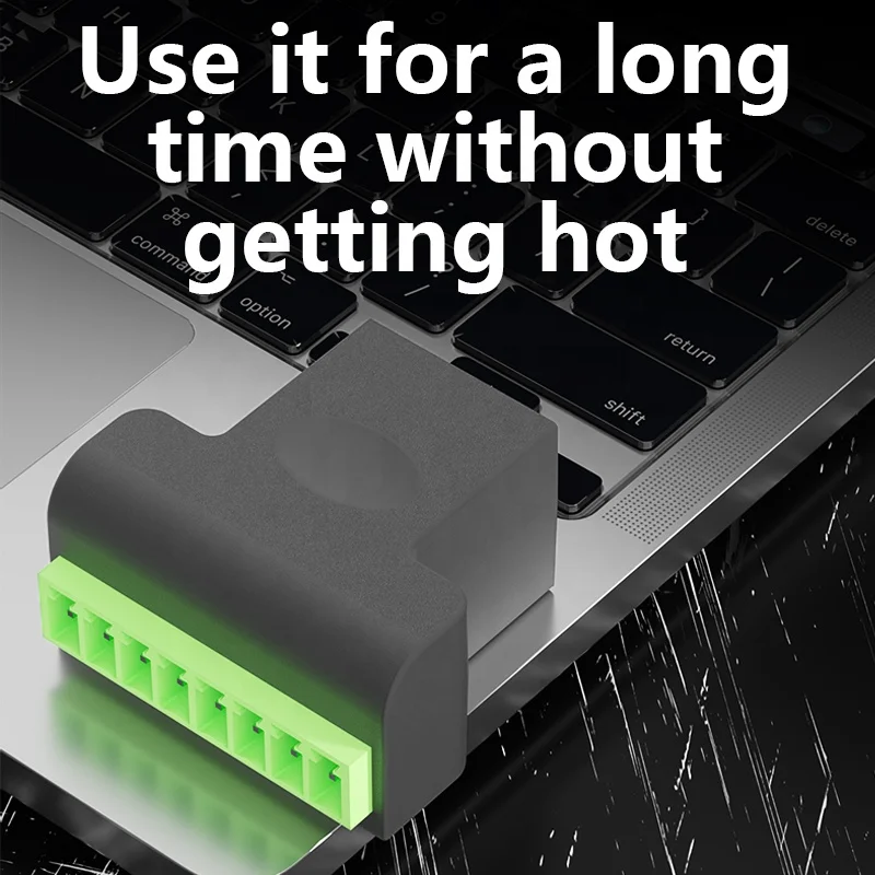 Eemi-protected RJ45 8-контактный гнездовой разъем на винтовой клеммный адаптер для компьютерных