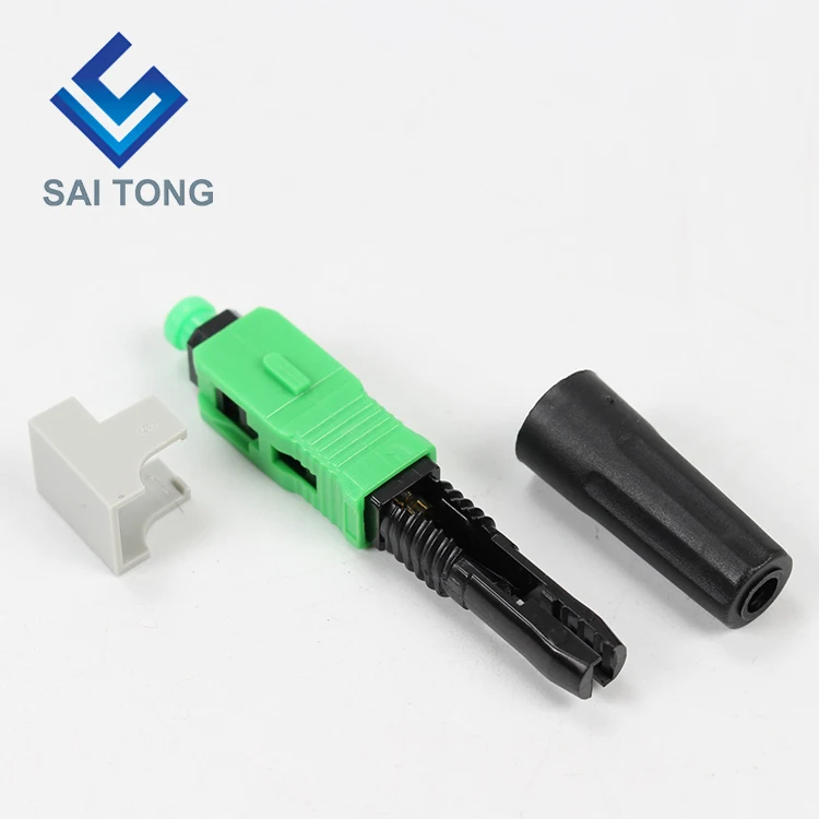 FTTH fibra optica monomodo rapido conector esc250d sc/apc  FC lc  sc apc optic fiber fast connector