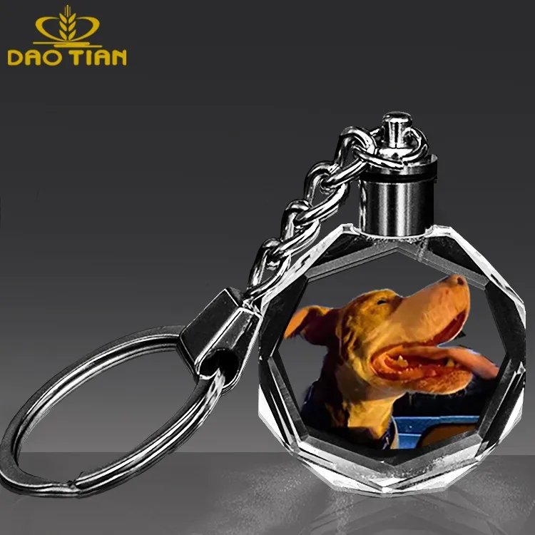 Wholesale custom 3d keychains plush dog keychain hot dog keychain with changeable led light for promotion gift or birthday gift