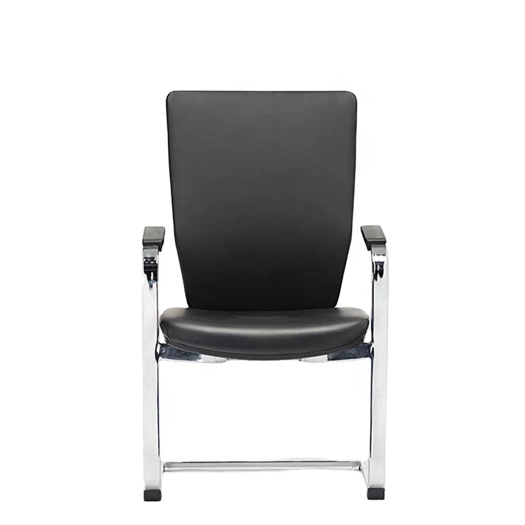 Hot Sale Office Chair Reception Meeting Room Ergonomic Office Chair With Armrest And Metal Tube Legs