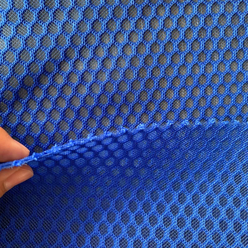 100% polyester hex mesh fabric extiles for sneaker