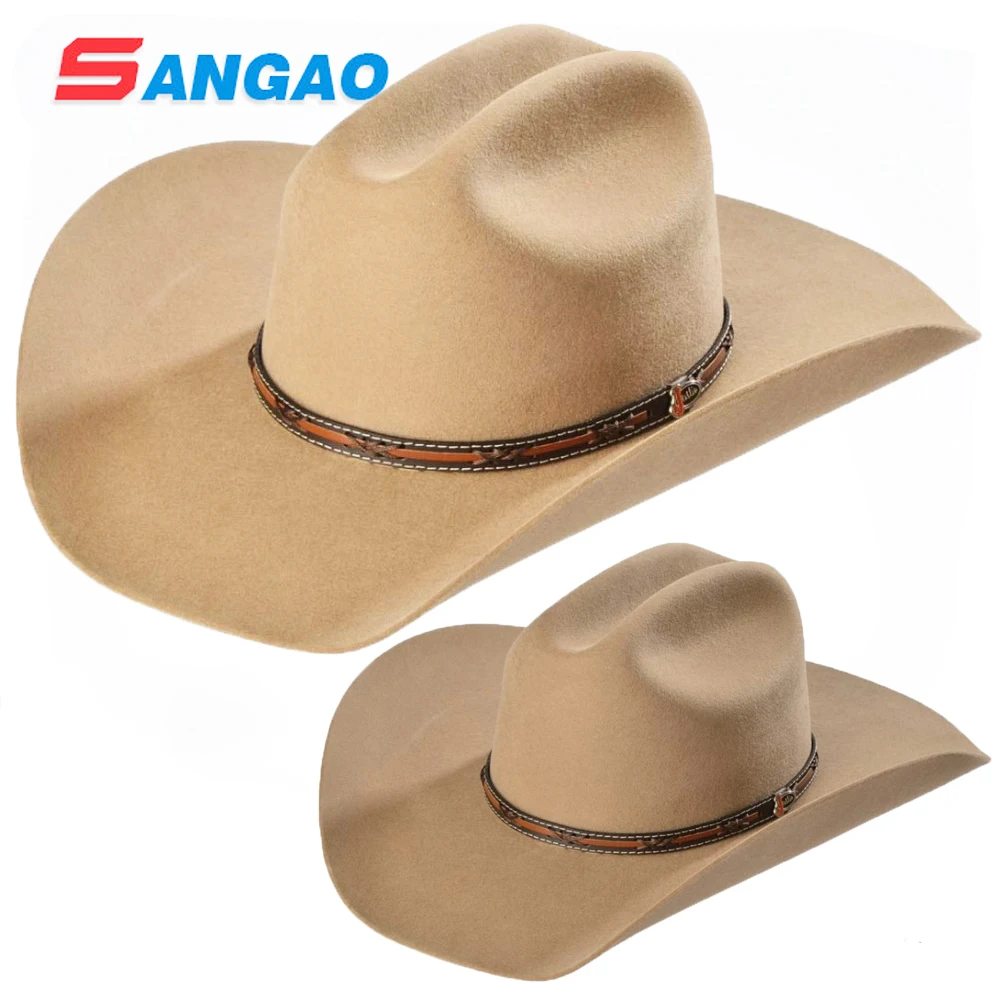 Large brim pink cowboy hat  cheap wholesale or small customized could print your logo and design