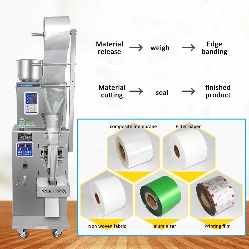Small business custom multifunctional tea dried fruit bean powder bag packaging machine