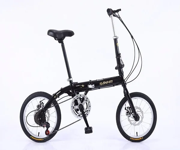 hot Selling white 16inch 7 speed Folding Bicycle Bike /Import foldable Bicycles adult folding bike 20inch blue steel frame cycle