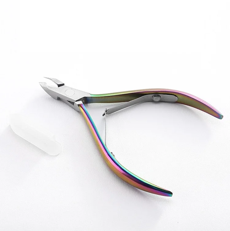 
New Style High Quality Professional Stainless Steel Rainbow Color Cuticle Nipper 