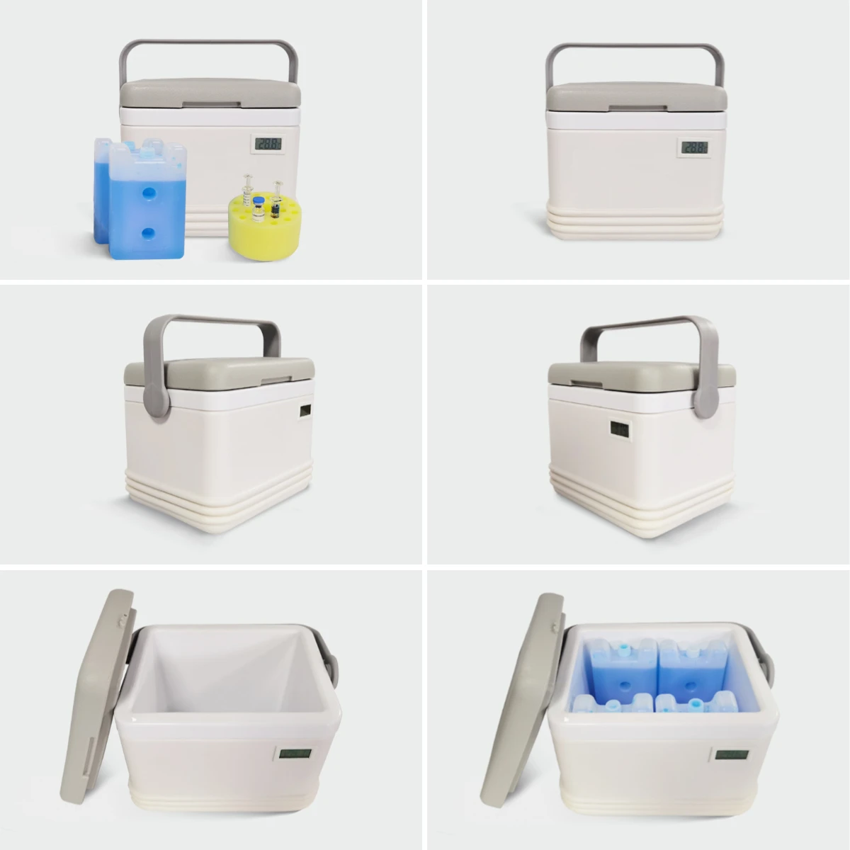 5L / 8L Medical Vaccine Cooler Box Heat Insulated Preservation Ice Storage Box