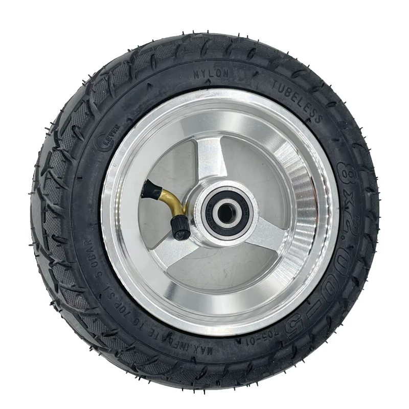 electric skateboard tyres 8 inch Vacuum Tire with hub 8x2.00-5 Pneumatic Thickened Tires