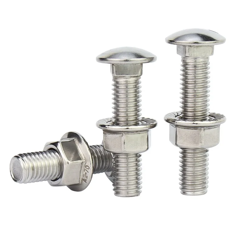 Wholesale Top Quality HCH High Strength DIN 603 Stainless Steel Carriage Bolt and Nut Grade