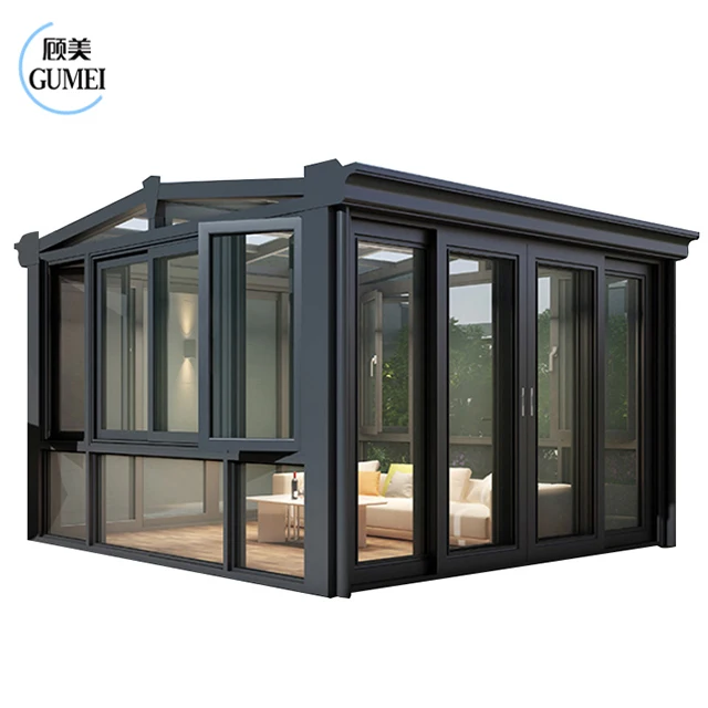 Widely Used Veranda Sunroom Laser Cut Conservatory Sunroom Garden House Sunroom Winter Garden