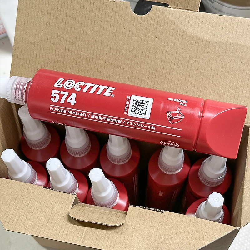 original  Loctite 574 250ml  orange paste medium strength super glue  flange sealant   for flange sealing