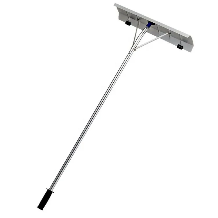 Aluminum Blade Roof Rake with Roller Wheels Snow Off House