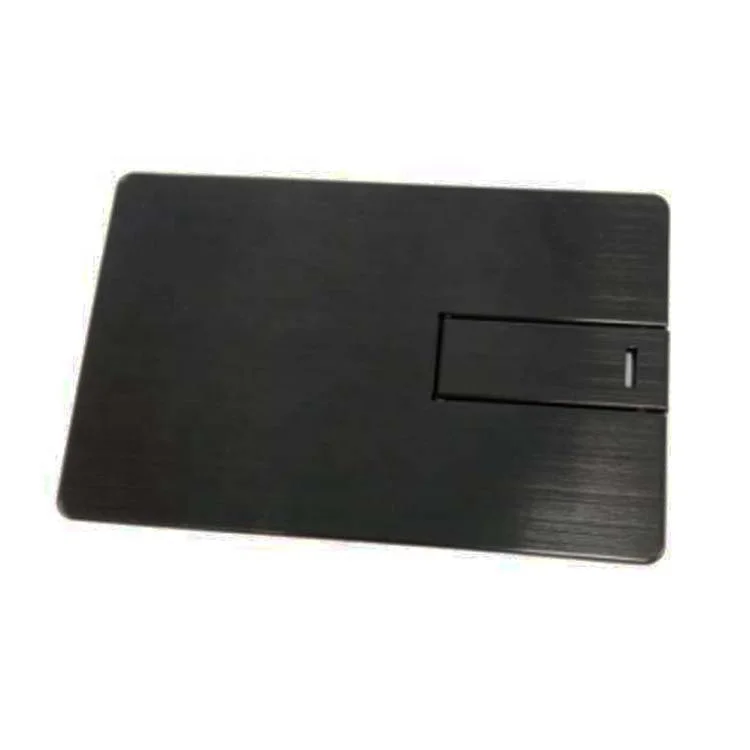 Best promotional flip stainless steel credit card  usb2.0 3.0 from 128mb to 256gb fast speed usb flash memory card