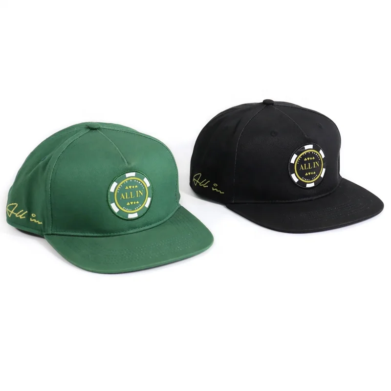 Design 3D Pull Print Custom Logo 5 Panel Snapback Hat