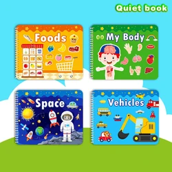 Montessori Education Version Busy Book for Kids Preschool Activity Educational Learning Books