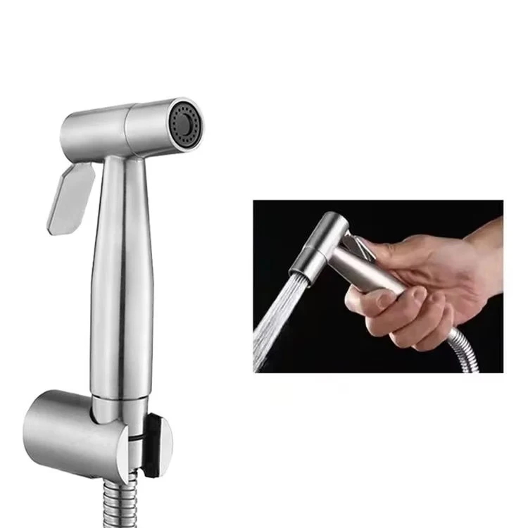 Toilet Bidet Faucets sprayer Bathroom Stainless steel Single Cold Water Taps Spray Gun