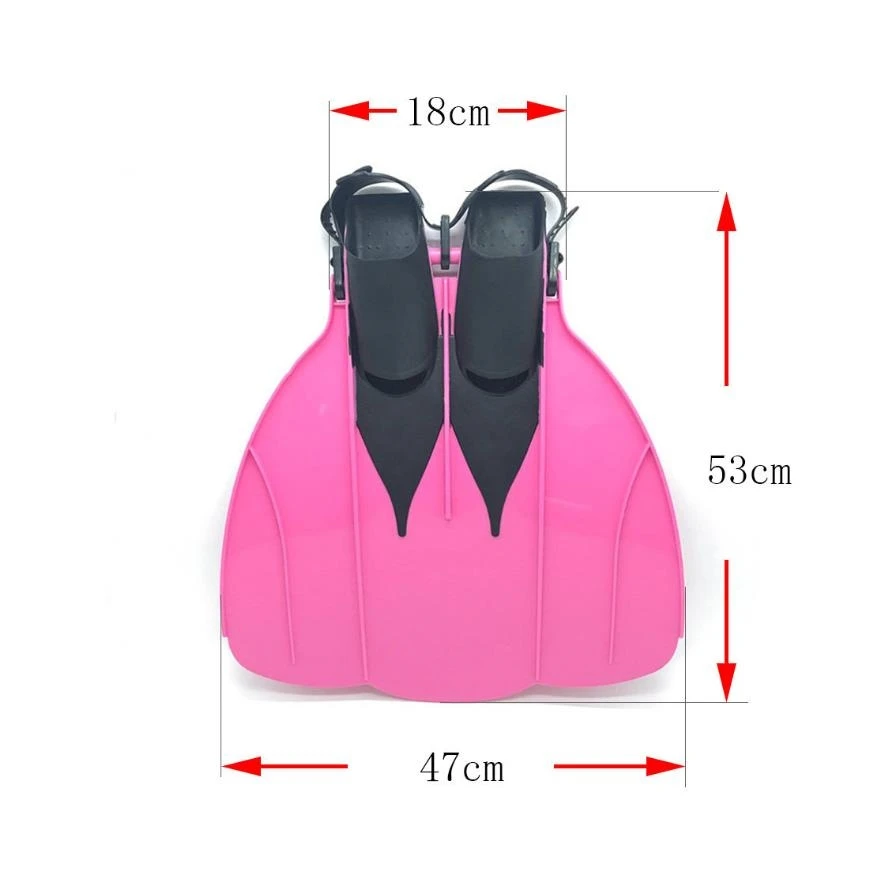 Оптовая продажа, розовый цвет, Детские Моноласты для плавания, подводного плавания