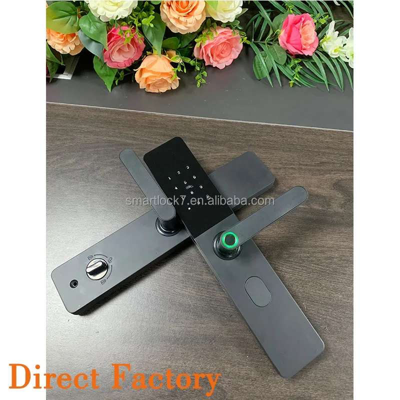 HOT Sale model XL1 Smart Door Lock by Digital Aluminum Alloy Lock with Fingerprint Card Key and Cloud Storage