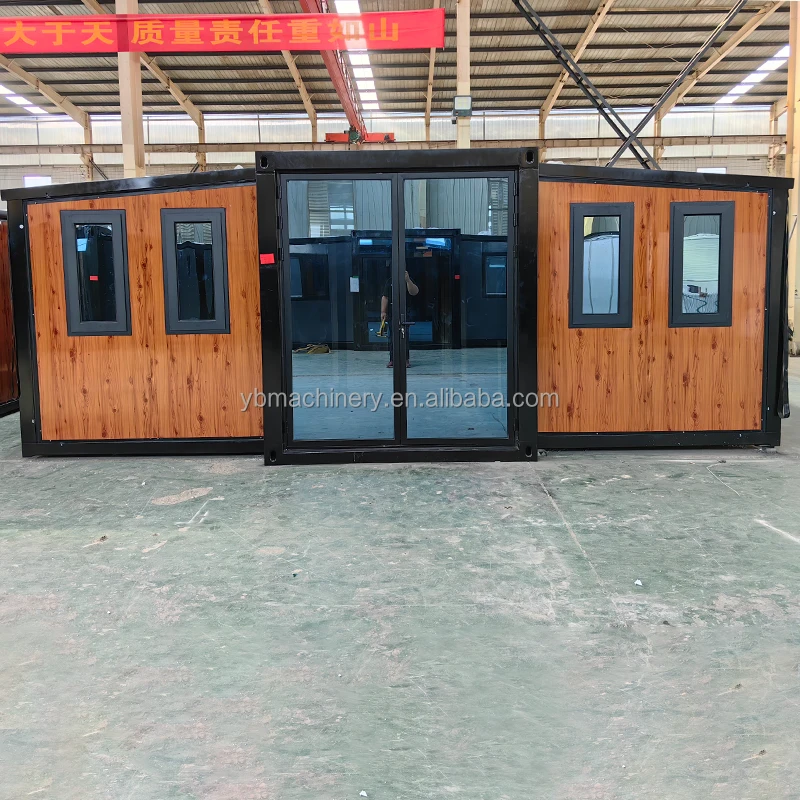 Luxury Custom Modular Homes Extendable Prefabricated  Expandable House Large Bedrooms Living Room Container House