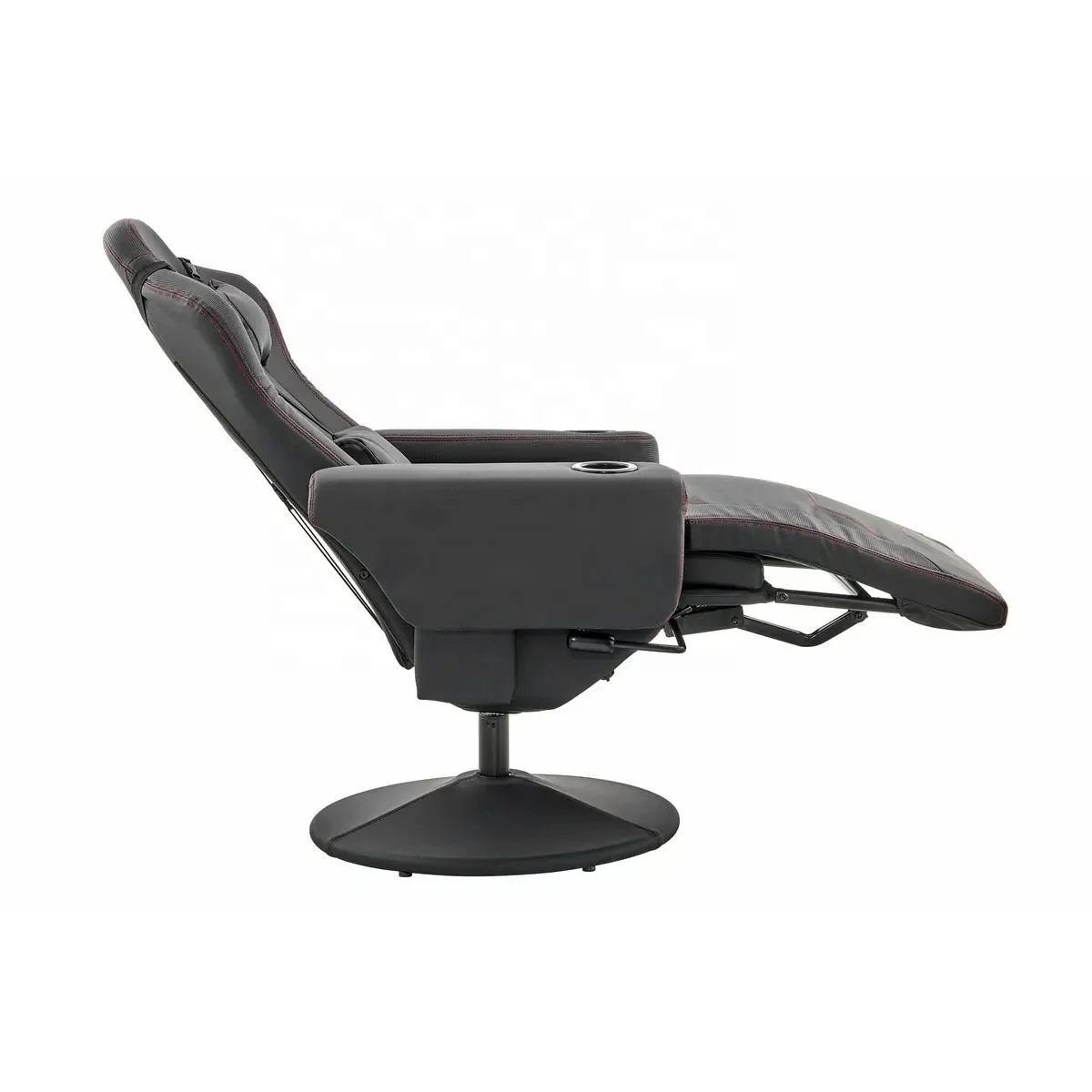 Height Adjustable Gas Lifting Speaker Silla Gamer Computer Chair Pu Leather Gaming Chair with Footrest and Massage