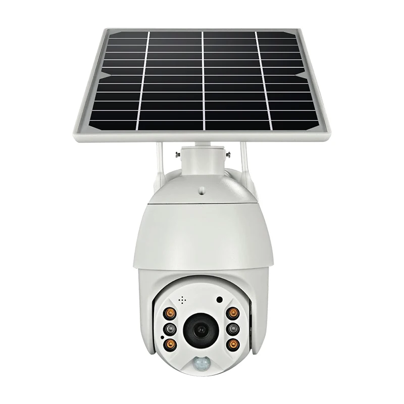 Vesafe New Hotsell Wifi Battery PTZ Camera with 8w Power Solar Panel Full Color Solar Camera
