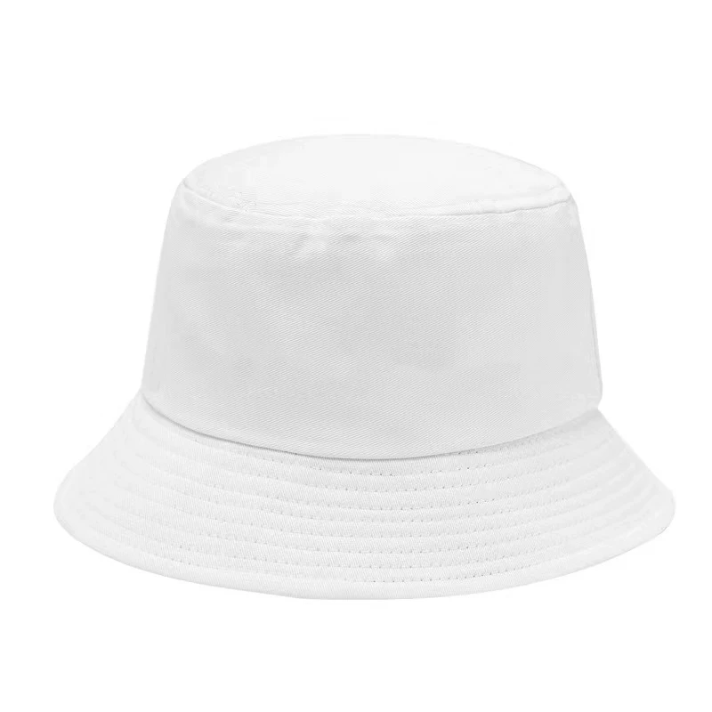 2021 New fashion plain pattern custom competitive pirce adult sun travel leisure cotton bucket hats