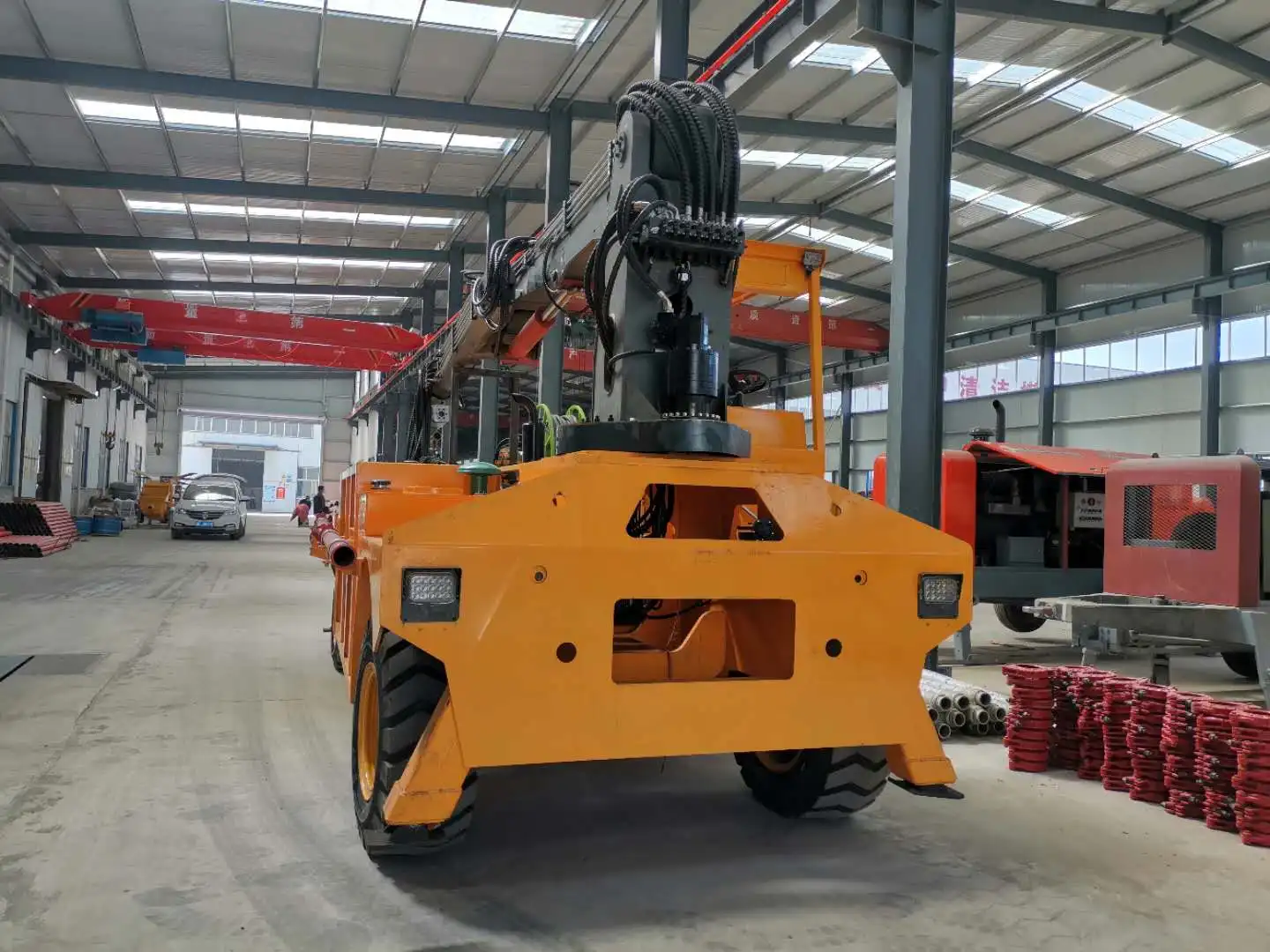 Tunnel construction usage MINLE brand 30 Cubic Meters Shotcrete Robotic wet concrete spray shotcrete machine for sale