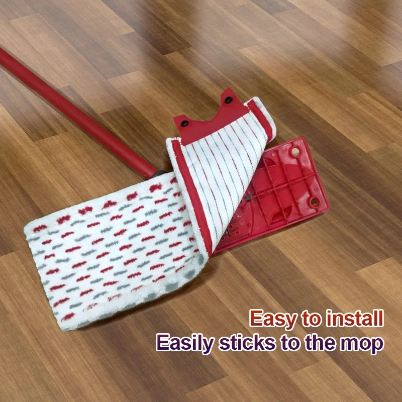 China Hot Selling Cotton Mop Refill Rags Suitable for Vileda Ultramat 2in1 36*14cm Microfiber Mop Pad