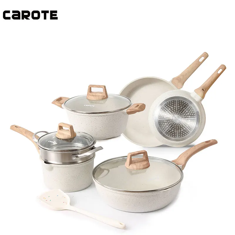 Carote royal prestige cookware non-stick cookware sets ustensiles de cuisine en aluminium cookware