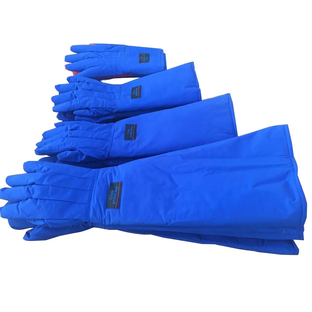Factory Direct Sales Antifreeze Protective Gloves Cryogenic Nitrogen Safety Cryo Gloves on Sale