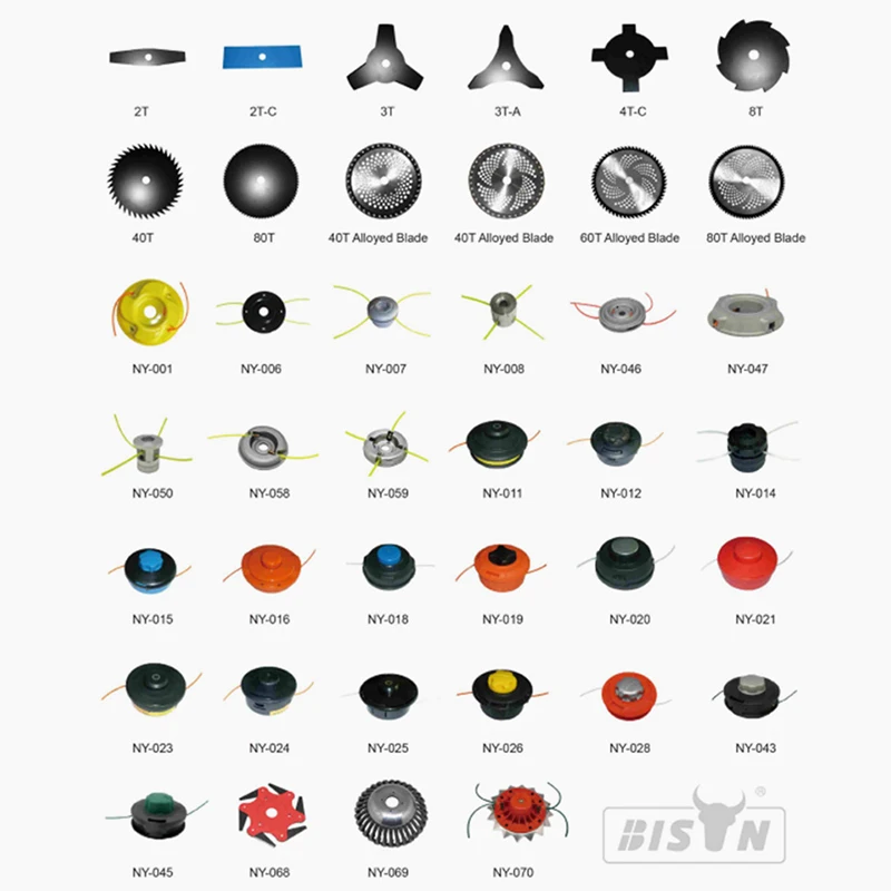 CE EPA Grass Cutter Nylon String Trimmer Line Spare Parts Head for Brush Cutter