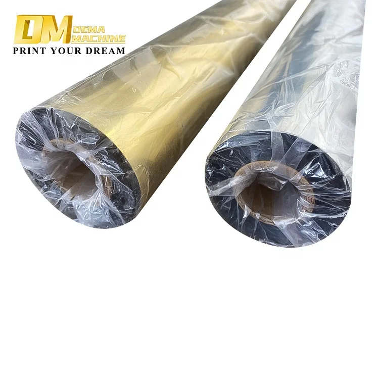 DM Factory Wholesale Toner Reactive Foil Diy Heat Transfer Foil Gold Metallic Hot Stamping Foil Roll for Laser Printer