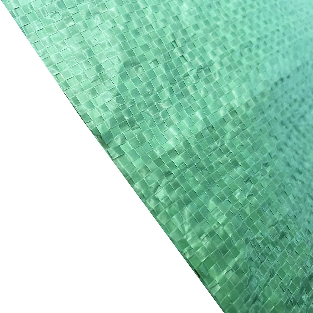 Export to Brazil Factory wholesale recycle pp woven sand sack green garbage polypropylene pp woven bag for packing Rice husk