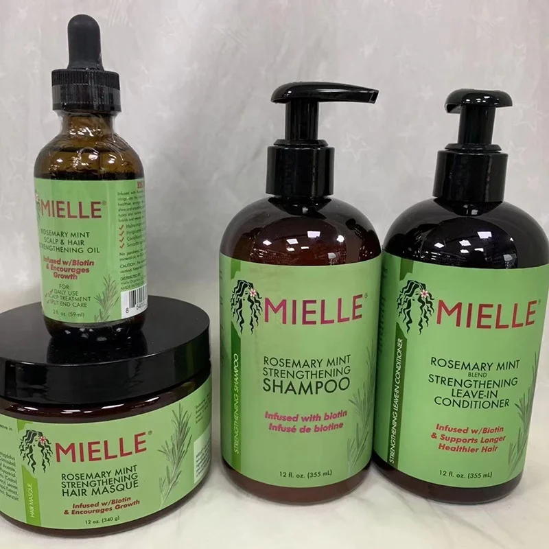 Hot Sales Mielle Organic Hair Care Products Rosemary Mint Strengthening Oil Shampoo Conditioner Masque