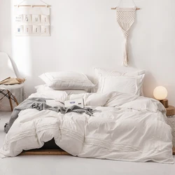 King size 100% cotton bed sheet bedding set duvet cover set bedding