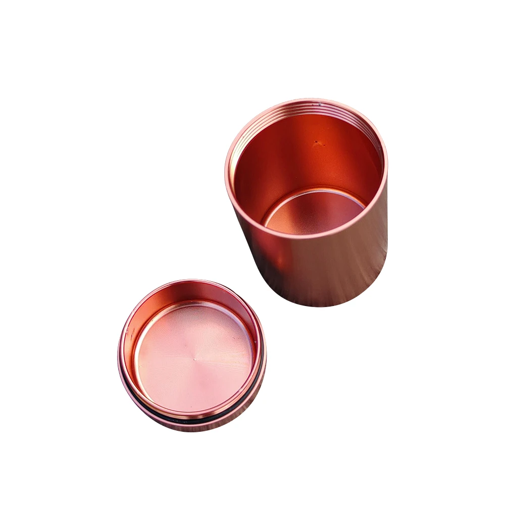 Moon Aluminium Light up Stash Jar Window  Large Glass With Wood Cork Stopper