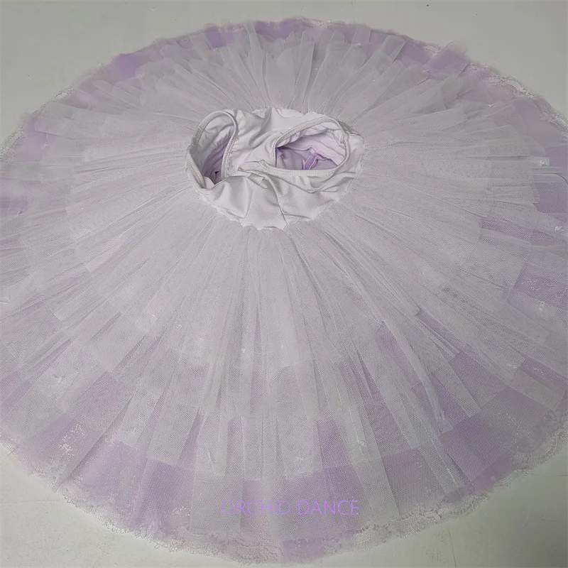 Hot selling fashion 5 Layers Purple Performance Adult Girls stage performance Professional costumes Ballet Tutus