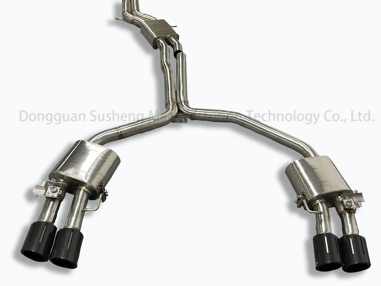 High quality engine Tuning Parts Turbo Muffler Downpipe Tips Car Racing Exhaust for Audi A*DI S6 S7 RS RS7 C7 exhaust system