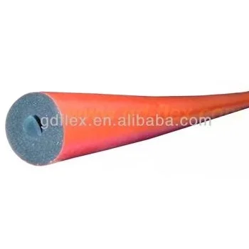 Red Seamless UV resistant pre jacketing for hot line epdm insulation pipe