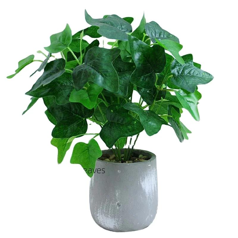 Искусственные Горшечные тропические растения бонсай, искусственные пальмовые деревья в горшке, бонсай монстеры