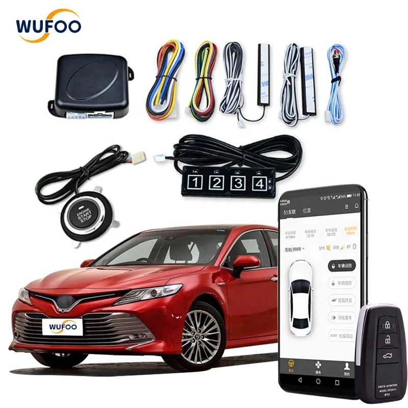 High-quality Smart PKE password start system pke keyless entry for toyota