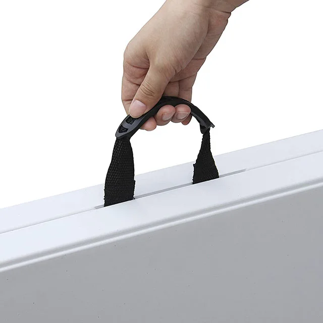  6 футов Catering HDPE Сад Белый Портативный Кемпинг прямоугольник половина складной пластиковый Пикник открытый стол от