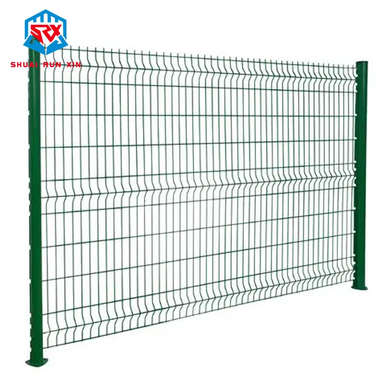 Chinese factory direct selling peach pillar guardrail 3D steel wire mesh fence/decorative garden guardrail