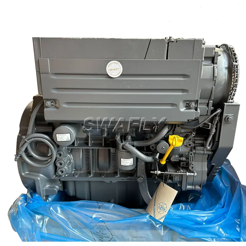 Construction Machinery F4L 2011 F 4L 2011 Diesel Engine Assembly 42KW 3200RPM For Deutz Motor