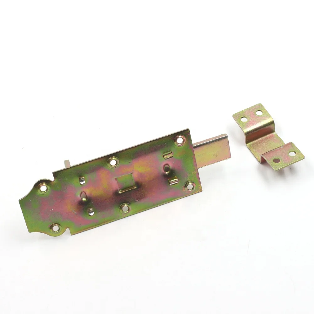 Supply hardware furniture security door safety latch metal press lock