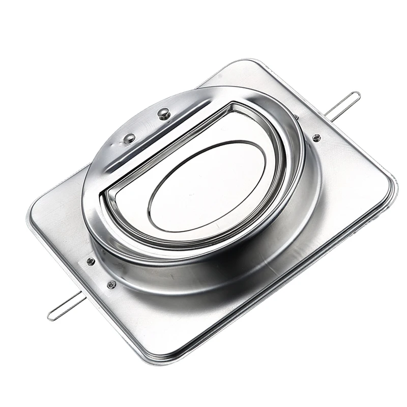 Kitchen Range Hood Exhaust Flue Anti-Odor Fire Valve Check Valve