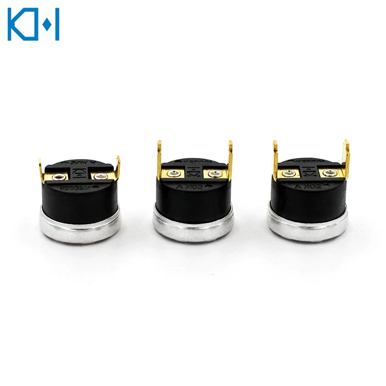 KH Thermal Switch Normally Open Temperture Switch 125V 80 Degree Thermostat Differential Resettable