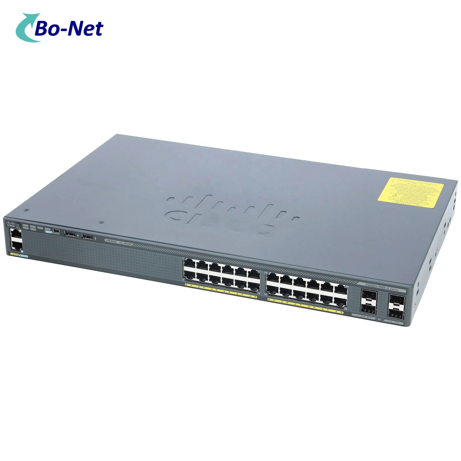 24 порта гигабитный сетевой коммутатор WS-C2960X-24TS-L переключатель стекируемые 4 для программирования в производственных условиях по восходящей линии