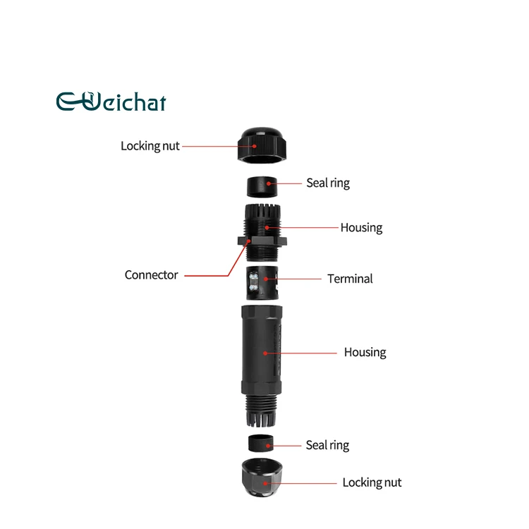 E-Weichat Outdoor Cable Electrical Underwater Connectors Lighting Wire Clip IP68 Waterproof Connector